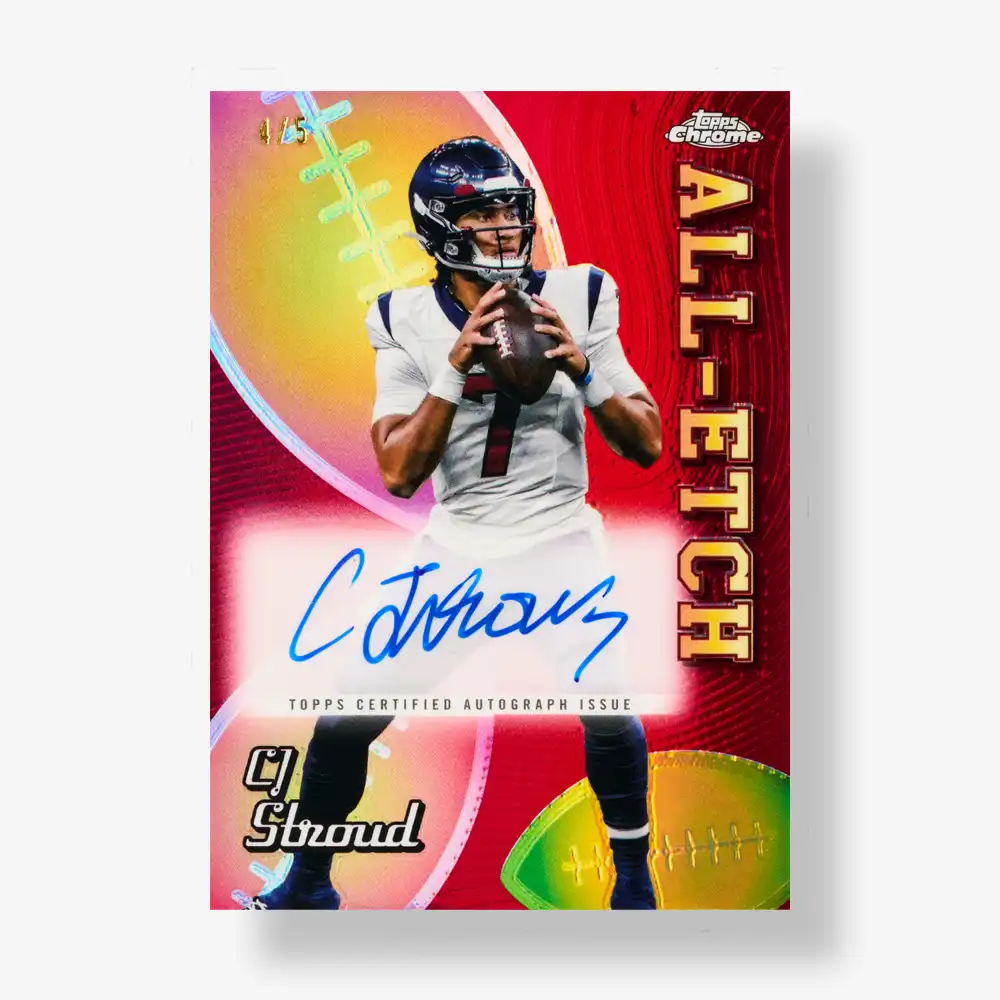 2024 Topps Chrome Football Mega Box - Image 2