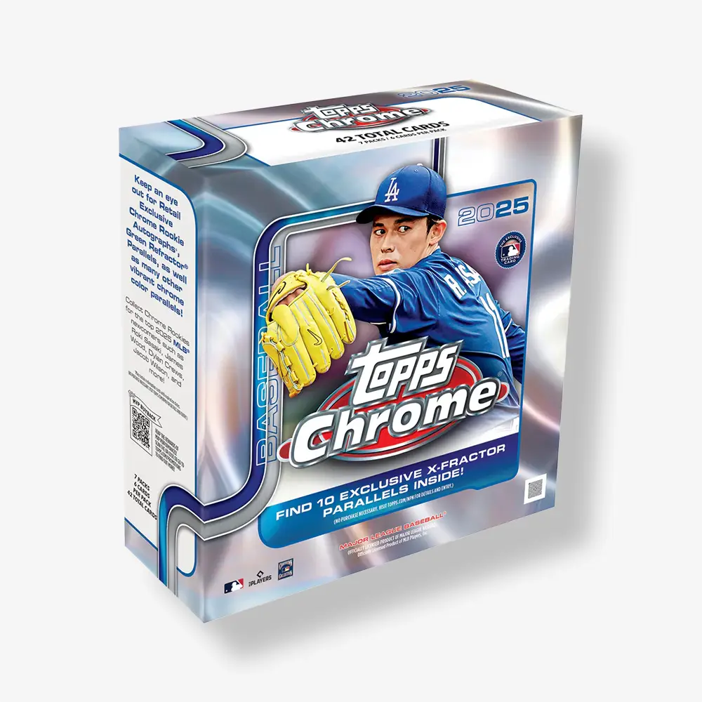 2025 Topps Chrome Baseball Mega box
