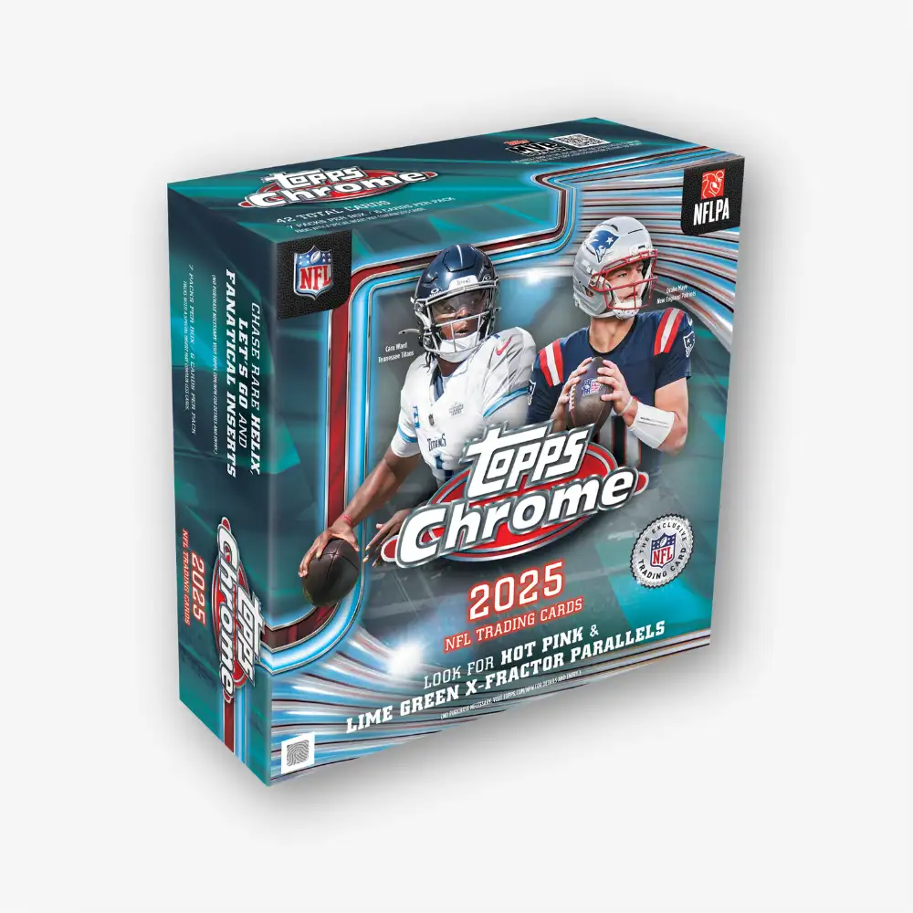 2025 Topps Finest Football 1x Hobby Box + Topps Chrome Football 2x Mega Box Break #747 - obrazek 3
