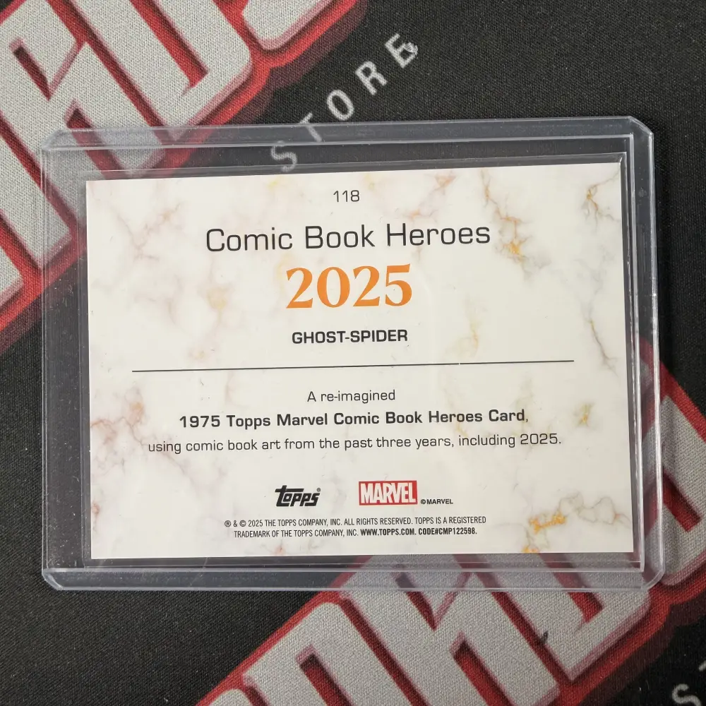 Ghost-Spider - 1975 Topps Marvel Comic Book Heroes - obrazek 2