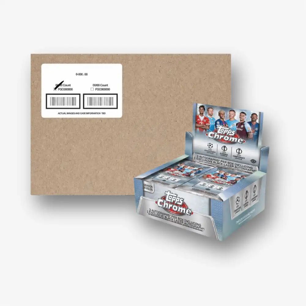 2025-26 Topps Chrome UEFA Club Competitions 8x Jumbo Box Full Case Break #744 - obrazek 2